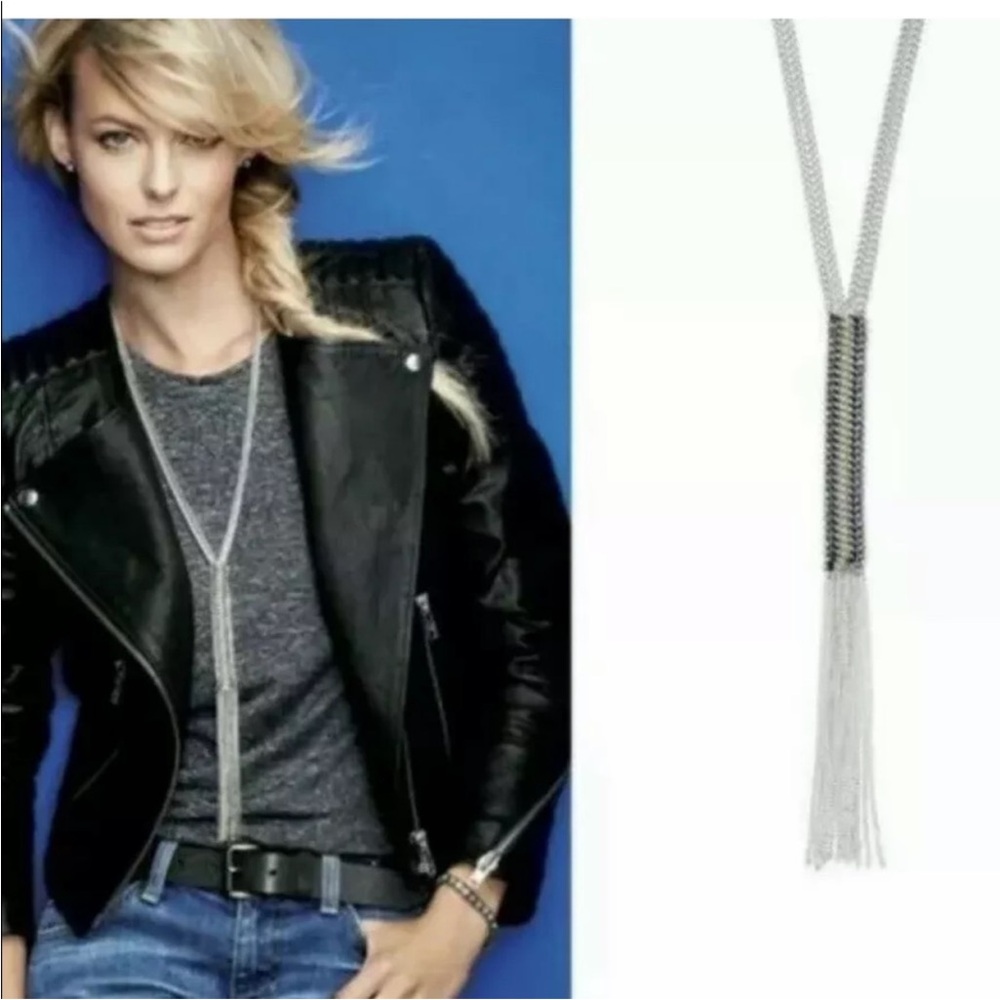 Stella & Dot TESSA Fringe Necklace